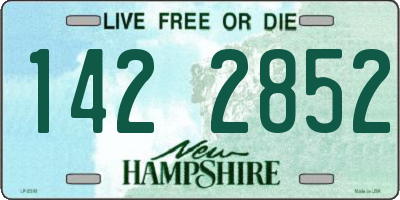 NH license plate 1422852