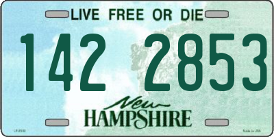 NH license plate 1422853