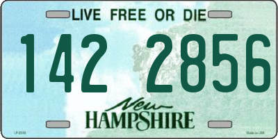 NH license plate 1422856