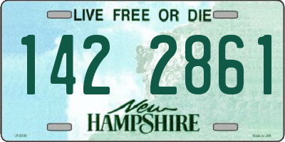 NH license plate 1422861
