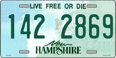 NH license plate 1422869