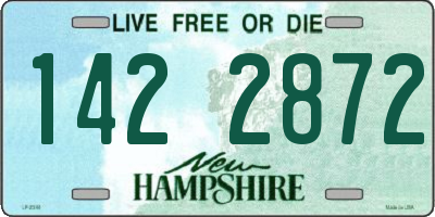 NH license plate 1422872