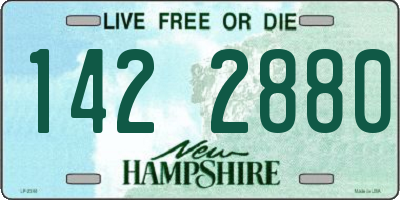 NH license plate 1422880