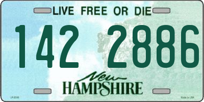 NH license plate 1422886