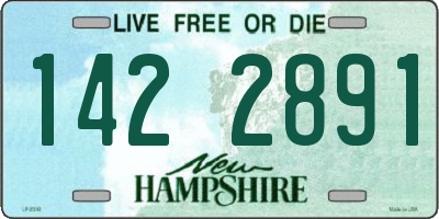 NH license plate 1422891