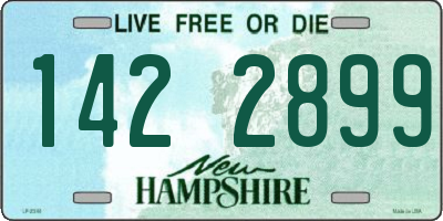 NH license plate 1422899