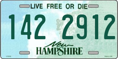 NH license plate 1422912