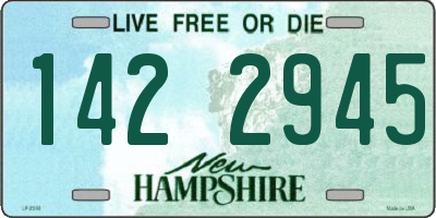 NH license plate 1422945