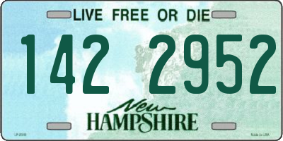 NH license plate 1422952