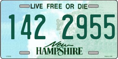 NH license plate 1422955