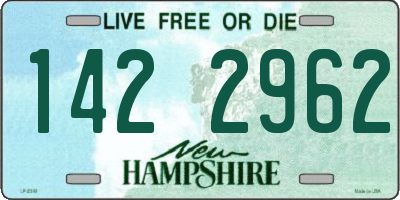 NH license plate 1422962