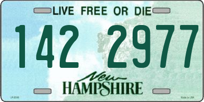 NH license plate 1422977