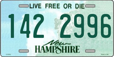 NH license plate 1422996