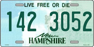 NH license plate 1423052