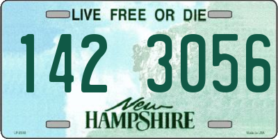 NH license plate 1423056