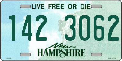 NH license plate 1423062
