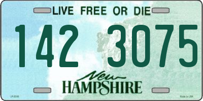 NH license plate 1423075