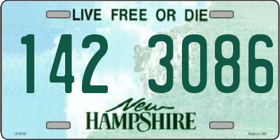 NH license plate 1423086