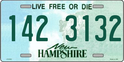 NH license plate 1423132