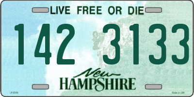 NH license plate 1423133