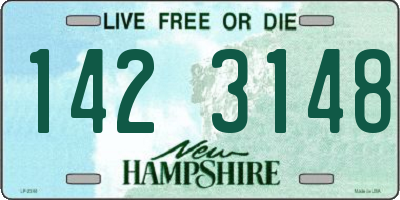 NH license plate 1423148