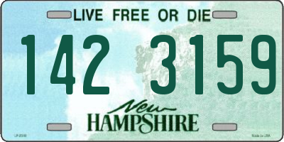 NH license plate 1423159
