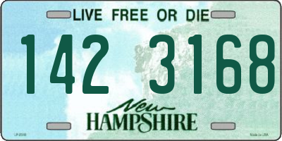 NH license plate 1423168