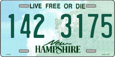 NH license plate 1423175