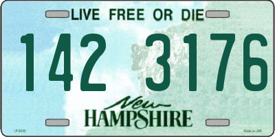 NH license plate 1423176