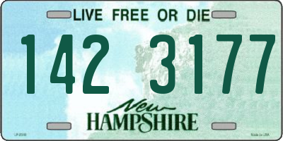 NH license plate 1423177