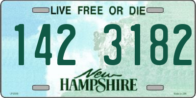 NH license plate 1423182