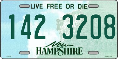 NH license plate 1423208