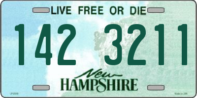 NH license plate 1423211
