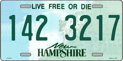 NH license plate 1423217