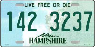 NH license plate 1423237