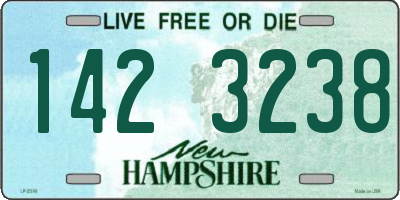 NH license plate 1423238