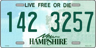NH license plate 1423257