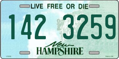 NH license plate 1423259