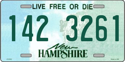 NH license plate 1423261
