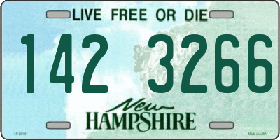 NH license plate 1423266