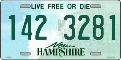 NH license plate 1423281