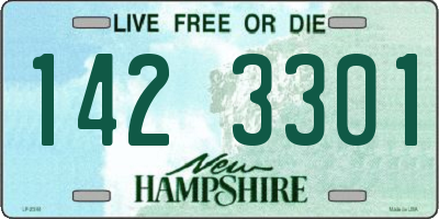 NH license plate 1423301