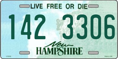 NH license plate 1423306
