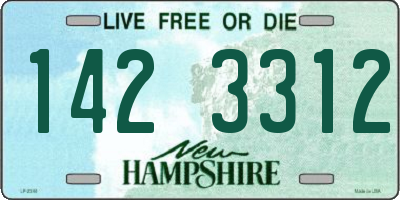 NH license plate 1423312