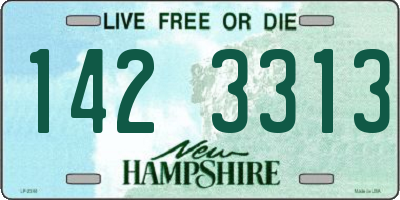 NH license plate 1423313