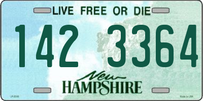 NH license plate 1423364