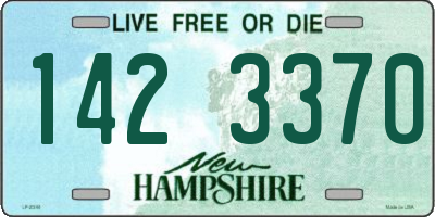 NH license plate 1423370