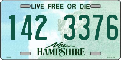 NH license plate 1423376