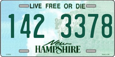 NH license plate 1423378