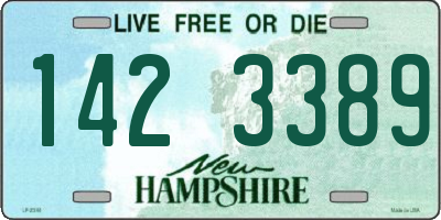 NH license plate 1423389